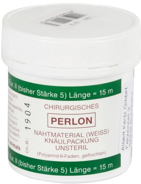 Kerbl - 2267KER - Materiale per cucito Perlon misura 5 verde scuro 15m