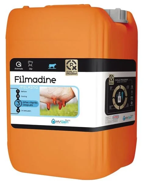 Kersia - FILMADINE10 - FILMADINE, 10kg, preparazione per immersione capezzoli dopo la mungitura