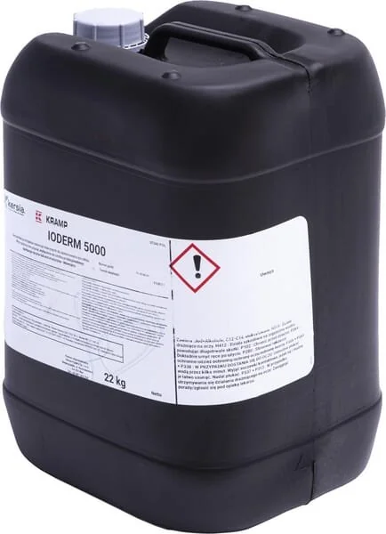 Kersia - IODERM22 - IODERM 5000, 22kg, Preparazione a base di iodio per la pulizia delle mammelle dopo la mungitura