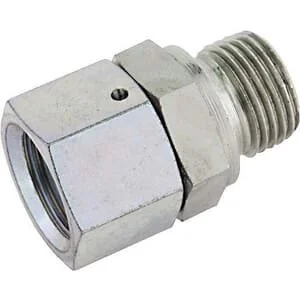 Knomi - B21011015210604 - Connettore dritto con dado G3/8 pollici - G1/4 pollici