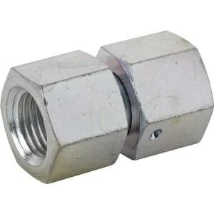 Knomi - B21011015230404 - Connettore dritto con dadi, G1/4 pollici