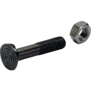 Kramp - 14702N - Vite e dado aratro, 2 sporgenze DIN11014 CL. 8.8