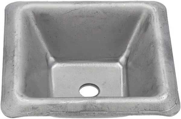 Kramp - 2465KR - Piedini per pallet quadrati 129mm x 3mm spessi