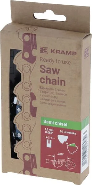 Kramp - 32515SB64EKR - Catena per sega 1.5mm 64 DL semi scalpello, Efficiency
