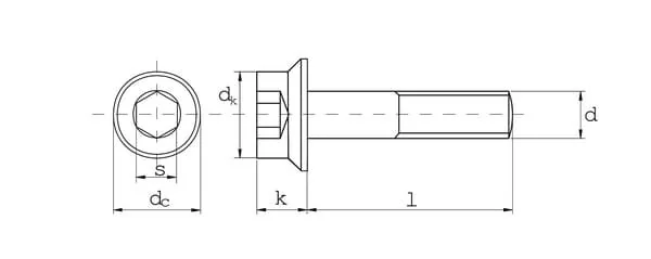Kramp - 625IR - Vite a testa flangiata