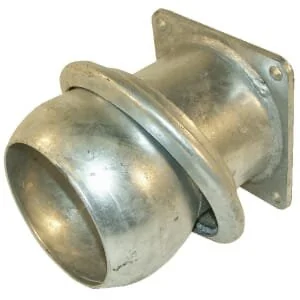 Kramp - 8133000Z - Maschio con flangia a 4 bulloni 185mm