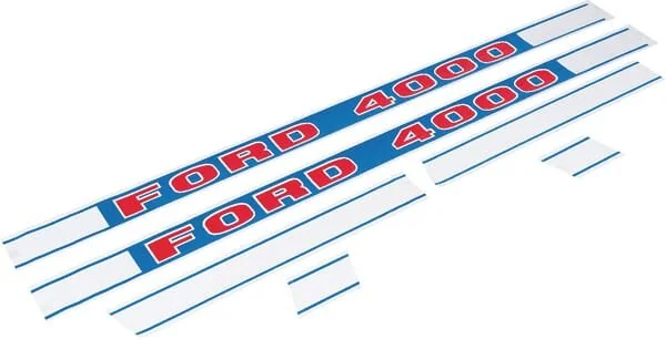 Kramp - 81822595KR - Set di adesivi per Ford 4000