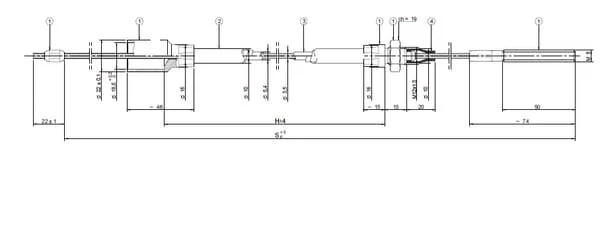 Kramp - AH11405 - Cavo Bowden