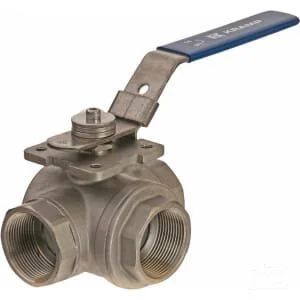 Kramp - BV3T112FSS - Valvola a sfera a 3 vie T acciaio inossidabile