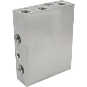 Kramp - CARTK060801 - Blocco cartuccia in alluminio (2011-T6) liscio anodizzato