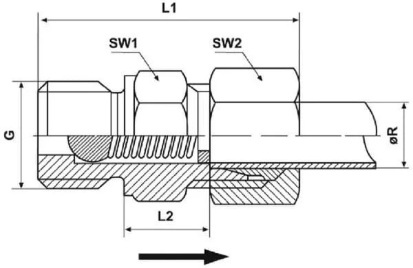 Kramp - CLRV6LRB14 - Valvola di ritegno