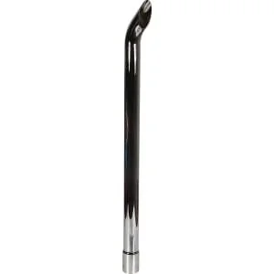 Kramp - EX960005 - Tubo di scarico cromato, 90mm