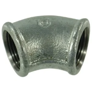 Kramp - FG12012 - Gomito 45° zincato F/F
