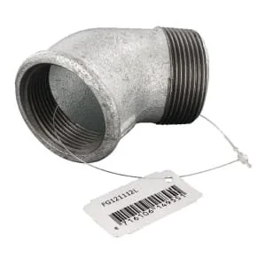 Kramp - FG121112L - Gomito 45° femmina/maschio ZN