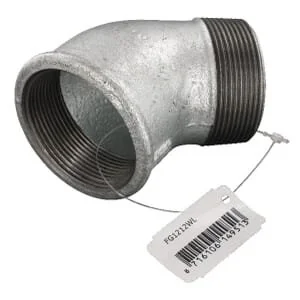 Kramp - FG1212WL - Gomito 45° femmina/maschio ZN