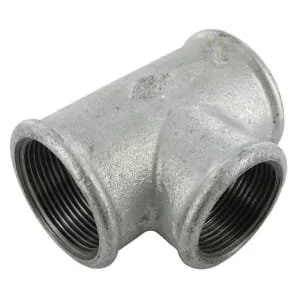 Kramp - FG130112114 - Raccordo a T zincato 1 1/2 inches x 1 1/4 inches