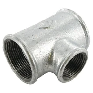 Kramp - FG1301121 - Raccordo a T zincato 1 1/2 inches x 1 inches