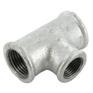 Kramp - FG1301238 - Pezzo a T zincato 1/2 Inches x 3/8 Inches