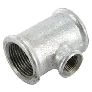 Kramp - FG130138 - Pezzo a T zincato 1 Inches x 3/8 Inches