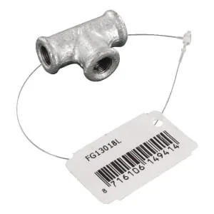 Kramp - FG13018L - Pezzo a T zincato