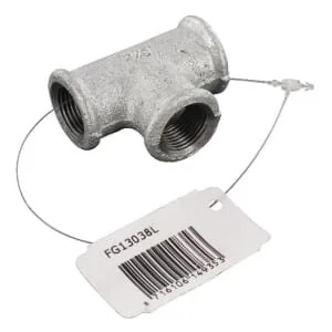 Kramp - FG13038L - Pezzo a T zincato