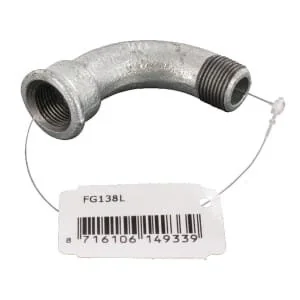 Kramp - FG138L - Curva 90° Femmina/Maschio ZN