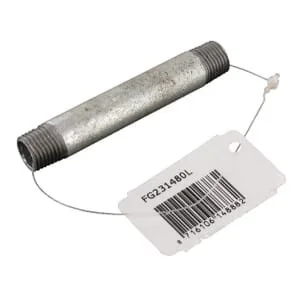 Kramp - FG231480L - Nipple per tubo zincato X80mm