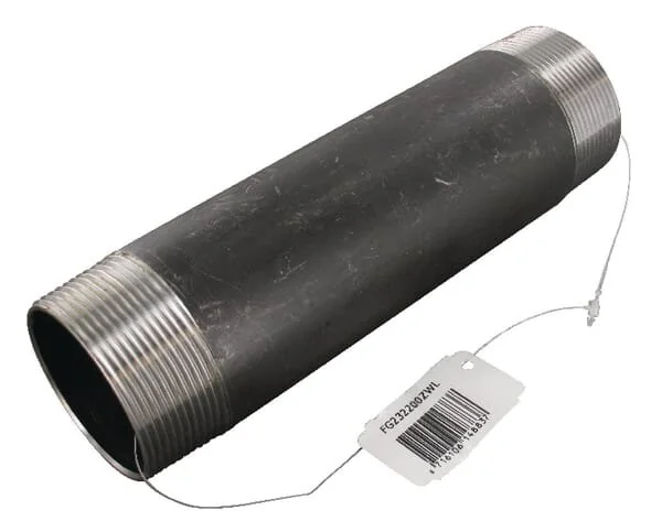 Kramp - FG232200ZWL - Nipplo tubo nero 2 pollici x 200mm
