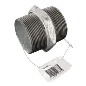 Kramp - FG2802L - Doppio nipplo maschio Zn