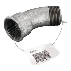 Kramp - FG401L - Curva 45° Femmina/Maschio ZN