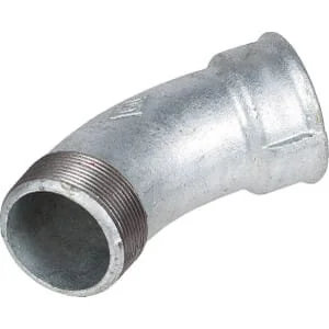 Kramp - FG402L - Curva 45° Femmina/Maschio ZN