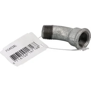 Kramp - FG4038L - Curva 45° Femmina/Maschio ZN