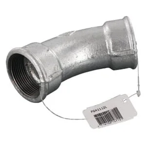 Kramp - FG41112L - Gomito 45° zincato 2xF