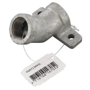 Kramp - FG4713445L - Piastra a muro 45° femmina Zn. 3/4 Inches