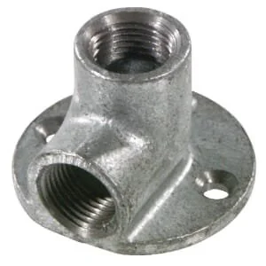 Kramp - FG47134 - Piastra a muro 90° zincata F/F
