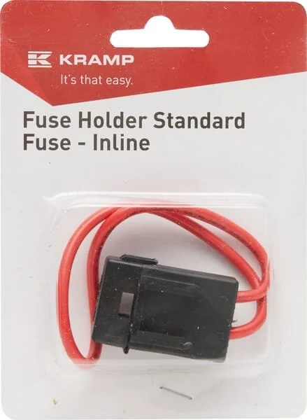Kramp - FH200X4 - Portafusibile fusibile standard in linea (5 pz)