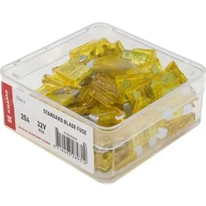 Kramp - FS20020A - Fusibile a lama standard 20A giallo (x50)