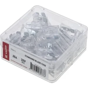 Kramp - FS20025A - Fusibile a lama standard 25A bianco (x50)