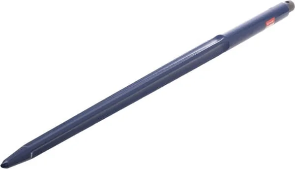 Kramp - FT4064KR - Dente caricatore, diritto, sezione a stella 35x860mm, punta affilata con spina elastica diametro 11.5, nero