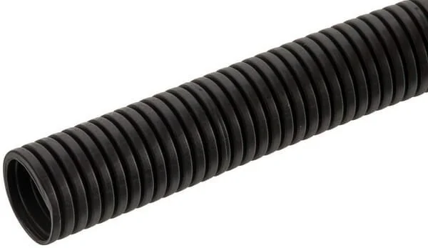 Kramp - FTBLC28025 - Tubo di protezione 28 mm 25 m in corrugato flessibile, chiuso, nero