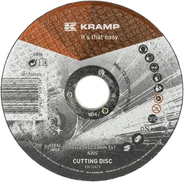 Kramp - GD12525KR - Disco da taglio 125x2.5mm