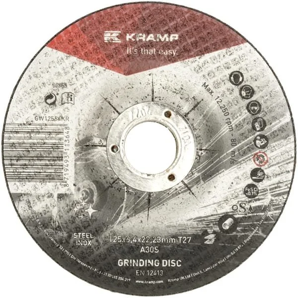 Kramp - GW12564KR - Disco abrasivo 125x6.4mm