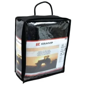 Kramp - I23445KR - Coprisedile su misura, tessuto, nero, progettato per Grammer DUALMOTION
