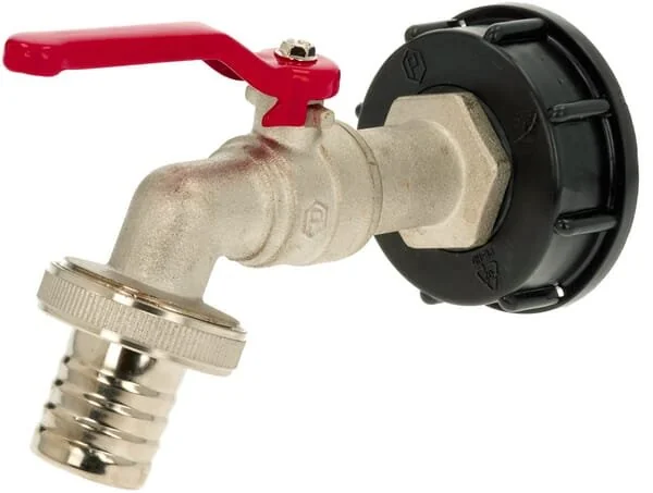 Kramp - IBC110 - Adattatore IBC S60x6 con rubinetto