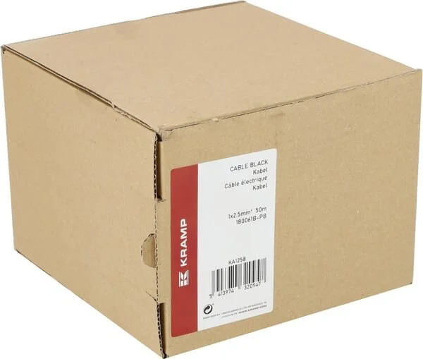 Kramp - KA1258 - Cavo 1x2.5mm² nero 50m