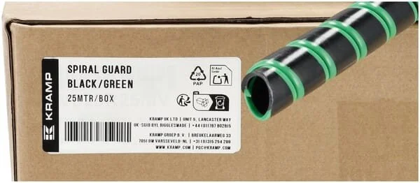 Kramp - KBV13BGP025KR - Protezione spirale nero/verde 13-18 25m