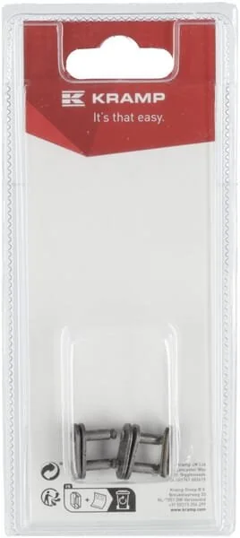 Kramp - KR06B1CLLBP02B - Maglia di connessione (Molla a clip) 9.5mm x 06B1 (2)