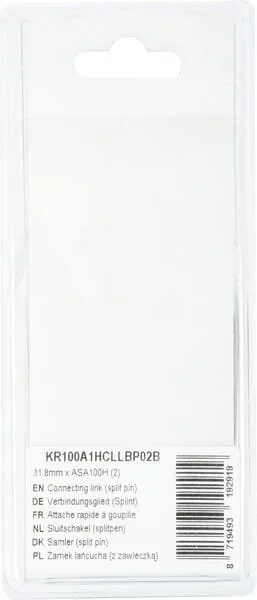 Kramp - KR100A1HCLLBP02B - Maglia di connessione (Coppiglia) 31.8mm X ASA100H (2)