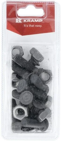 Kramp - KR1035COP12B - Vite aratro M10x35mm, TF2E (12)