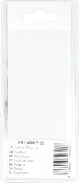 Kramp - KR1140VKP12B - Bullone aratro M11x40mm, TFCC (12)